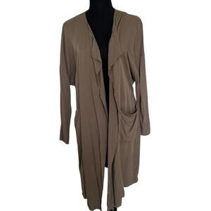 Waimea Women's Lightweight‎ Trench Coat Olive Green Size Meidum